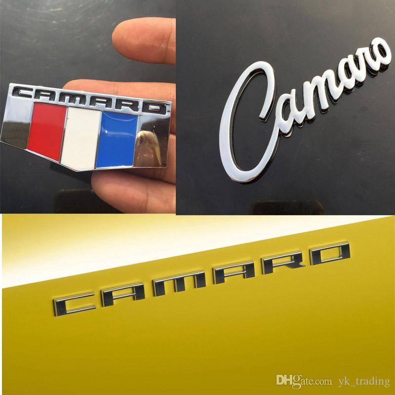 Camaro Car Logo - For Chevrolet Camaro Corvette Car Auto Emblem Sticker Letter 3D ...