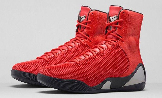 Red Mamba Logo - Official Images: The 'Red Mamba' Nike Kobe 9 KRM EXT Sneakers ...
