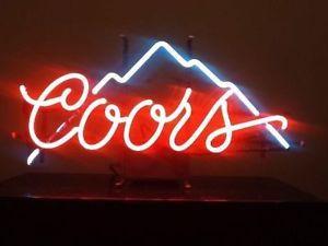 New Coors Light Mountain Logo - New Coors Light Mountain Beer Light Lamp Bar Neon Sign 17