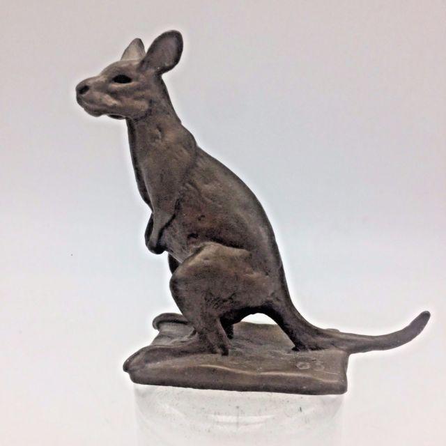 Bronze Kangaroo Logo - DAN OSTERMILLER 2005 BRONZE KANGAROO FIGURINE SCULPTURE SIGNED DO ...