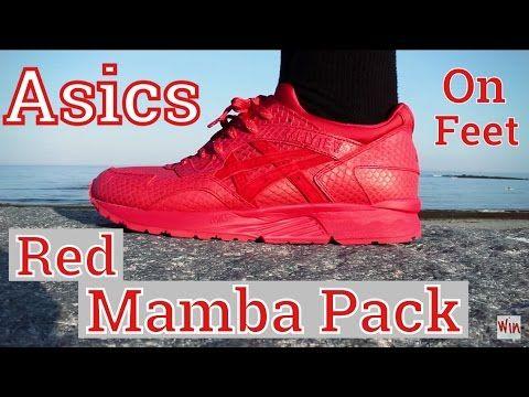 Red Mamba Logo - Asics Gel Lyte V - Red 