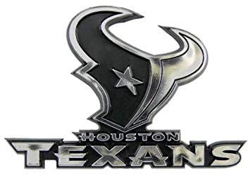 Texans Football Logo - Amazon.com : NFL Houston Texans Chrome Automobile Emblem : National ...