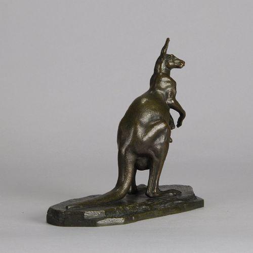 Bronze Kangaroo Logo - Animalier Bronze 