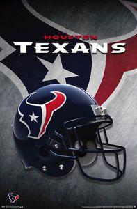 Texans Football Logo - HOUSTON TEXANS Official NFL Football Team Helmet LOGO WALL POSTER | eBay