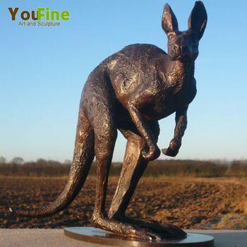 Bronze Kangaroo Logo - Large Outdoor Animal Bronze Kangaroo Sculpture - Buy Kangaroo ...