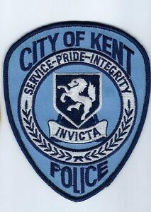 City of Kent WA Logo - City of Kent (King County) WA Washington Police Dept. patch