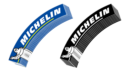 Michelin Logo - Blue & White Michelin Man Tire Decals | TIRE STICKERS