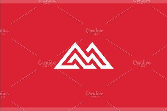 Red Letter M Logo - Letter M Logo Logo Templates Creative Market