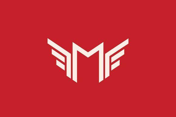 Red Letter M Logo - Letter M Logo Logo Templates Creative Market