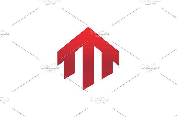 Red Letter M Logo - Letter M Logo ~ Logo Templates ~ Creative Market