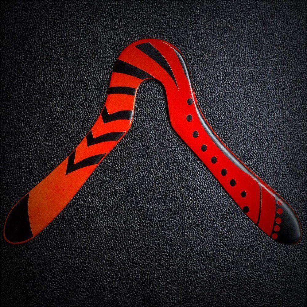 Athletic Orange Boomerang Logo - BT.CE Handmade Wooden Dart Boomerang Boomerang Returns: Amazon.co.uk