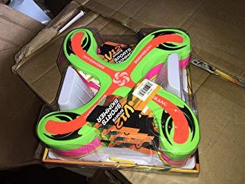 Athletic Orange Boomerang Logo - V12 NEON SPORTS SKIMMER BOOMERANG FRIZBEE COLOUR SENT RANDOM: Amazon ...