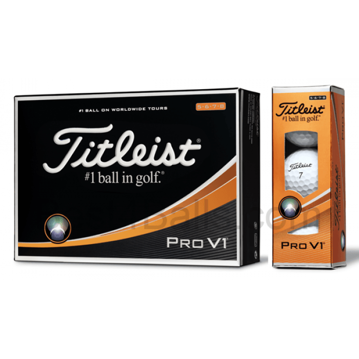 Titleist Logo - NEW Titleist Pro V1 Special Play Number Logo Golf Balls