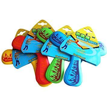 Athletic Orange Boomerang Logo - Lommer 1PC Three-blade Boomerang Shot Children EVA Outdoor Safe ...