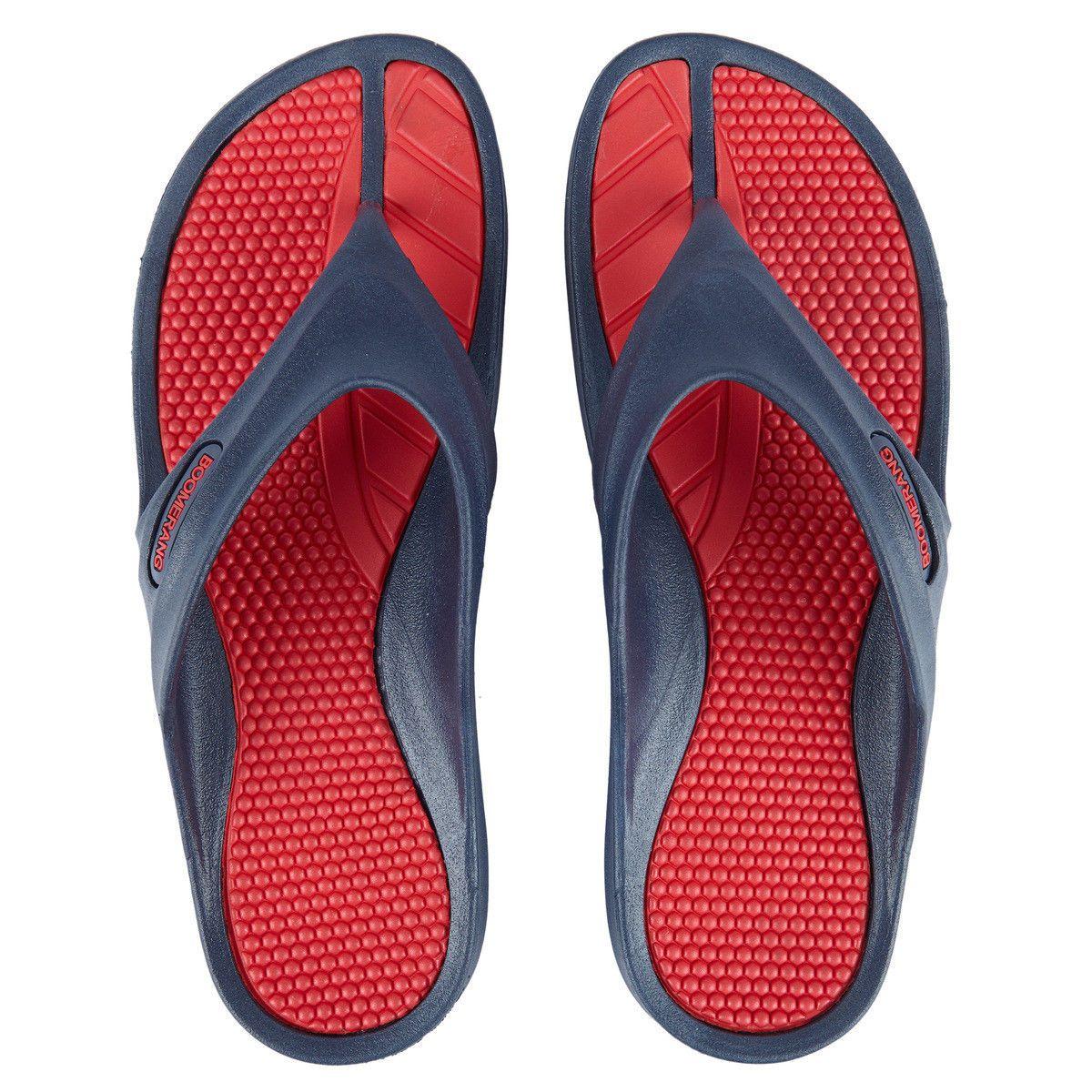 Athletic Orange Boomerang Logo - Boomerang Branch 2 Men's Swimming Sandals. Colour Red. Red 44