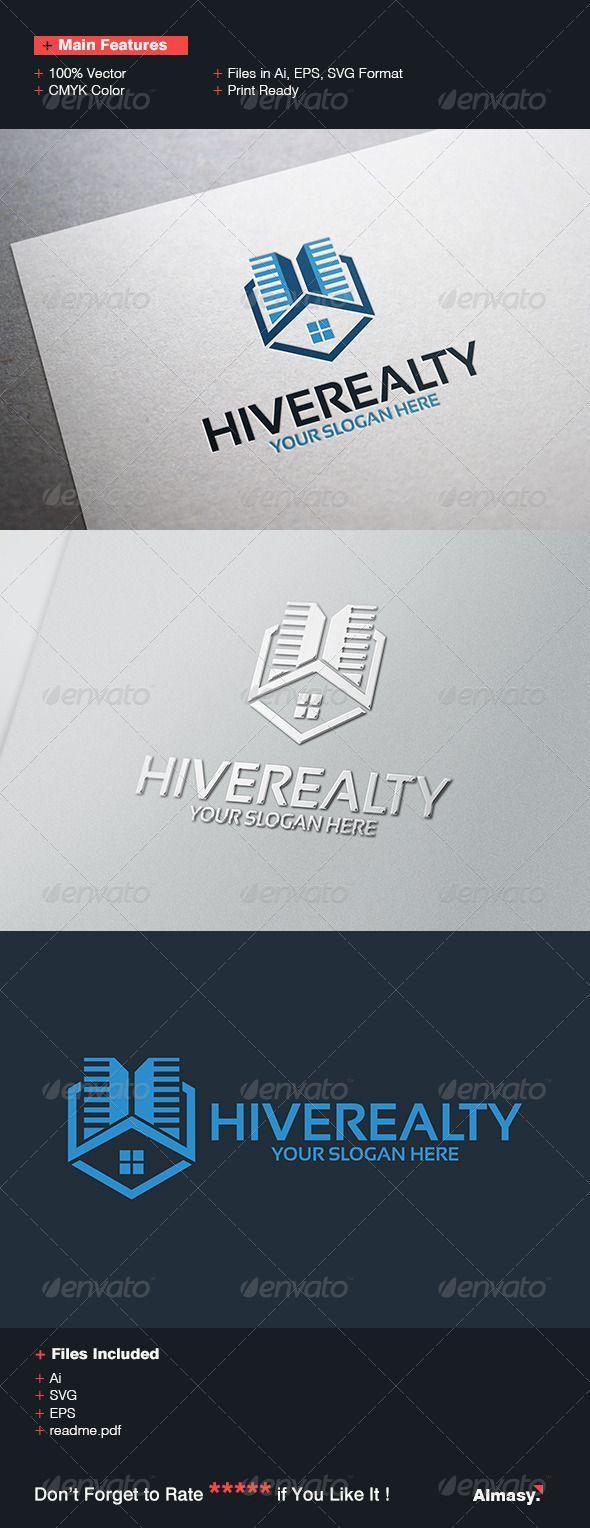 SV Circle Logo - Hive Realty Logo Template by fitranoor Hive Realty Logo Template is ...