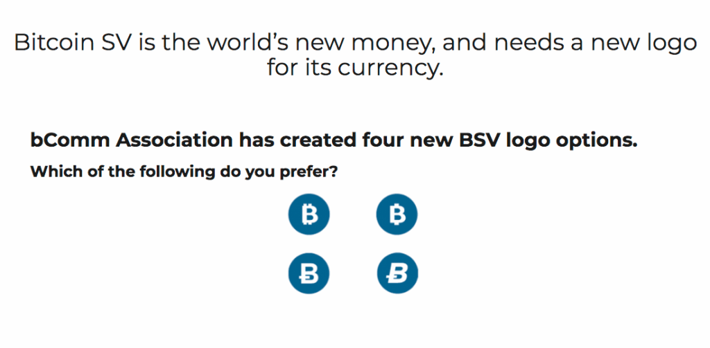 SV Circle Logo - bCommerce opens voting on Bitcoin SV logo - CryptoNewsReview