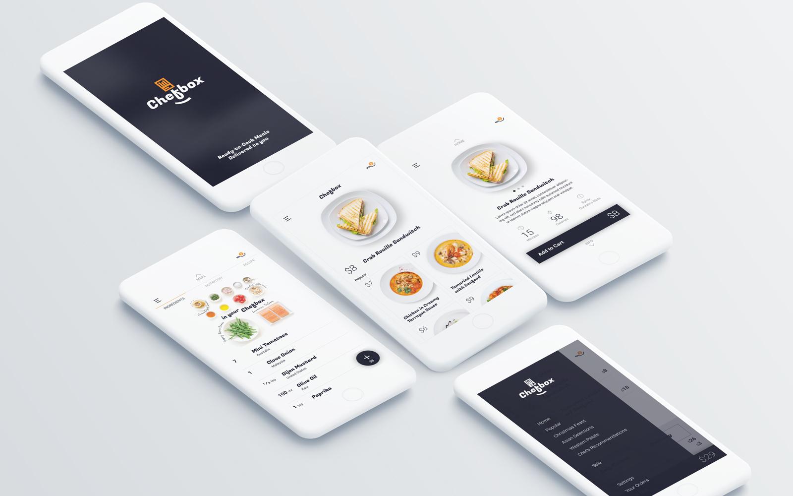 General Mobile App Logo - Chefbox App | Leow Hou Teng. Design & Digital Marketing