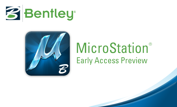 Bentley MicroStation Logo - MicroStation Early Access Preview Splash Screen