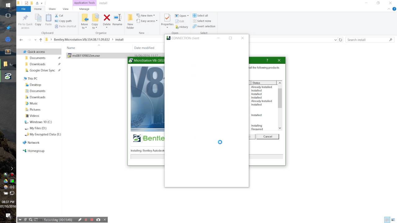 Bentley MicroStation Logo - Bentley Microstation V8i SS4 08.11.09.832 Install and Activation