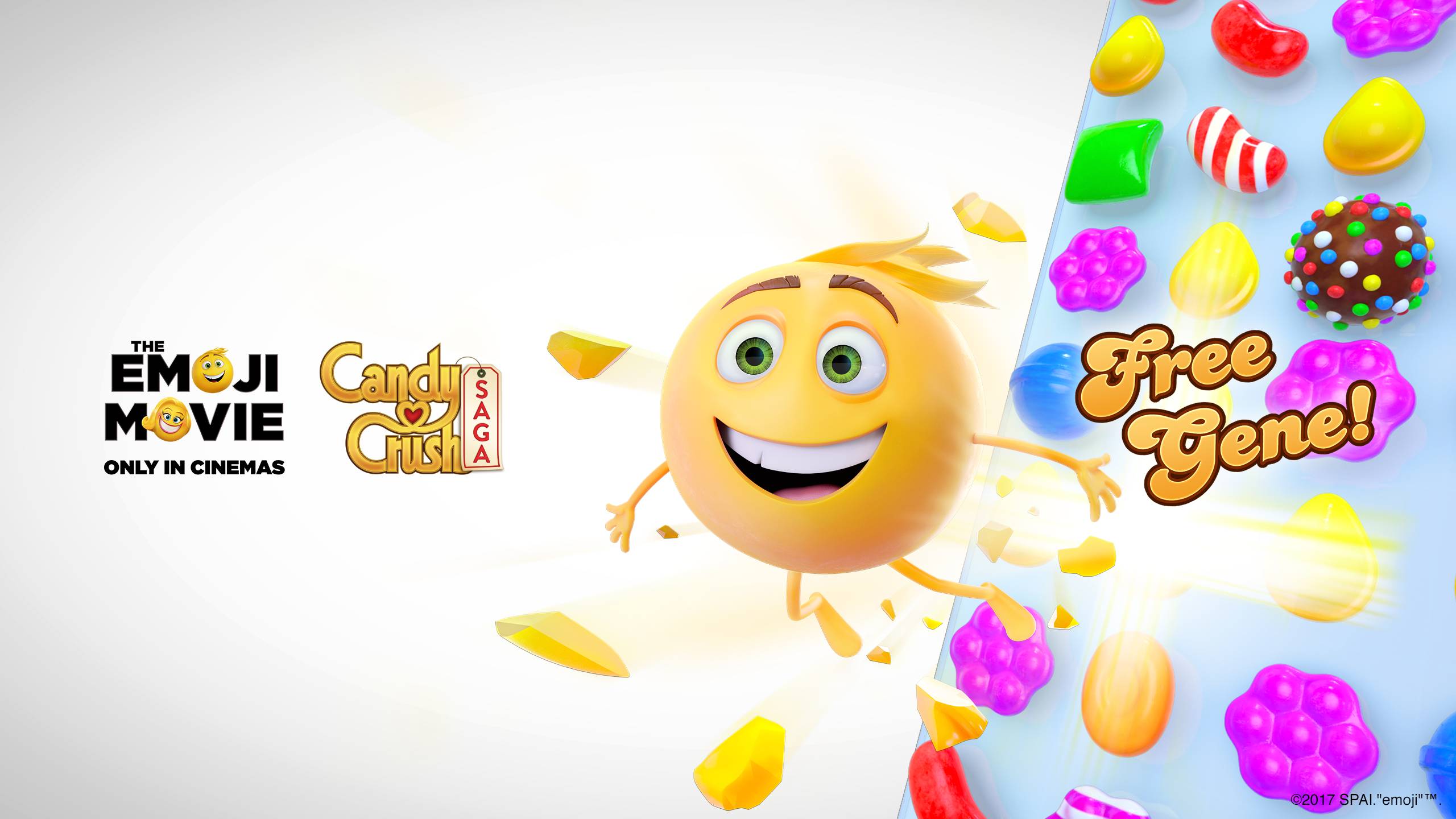 The Emoji Movie Logo - Candy Crush Saga Gets The Emoji Movie Levels - VGU