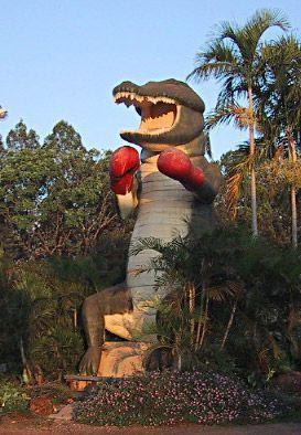 Boxing Crocodile Logo - Big Things in Australia - Boxing Croc | roadside | Pinterest ...