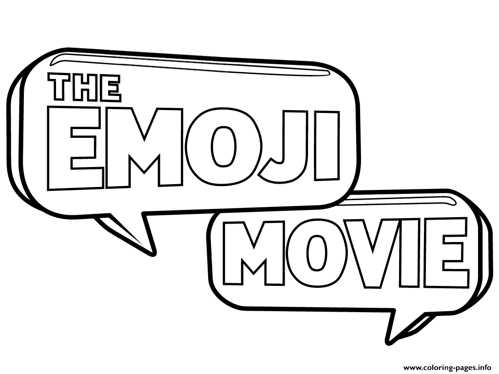 The Emoji Movie Logo - The Emoji Movie Logo Printable