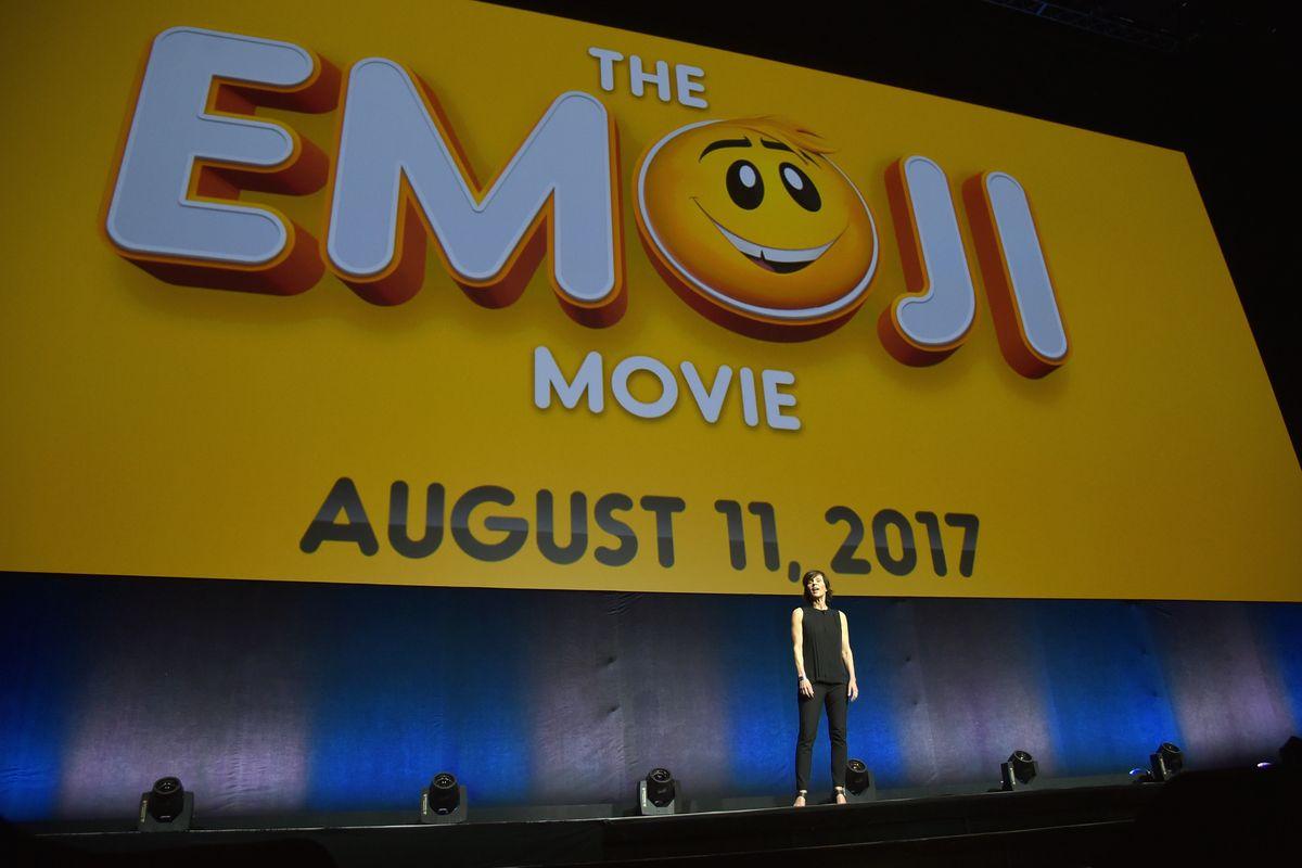 The Emoji Movie Logo - Sony's Emoji Movie is going to take place entirely inside a