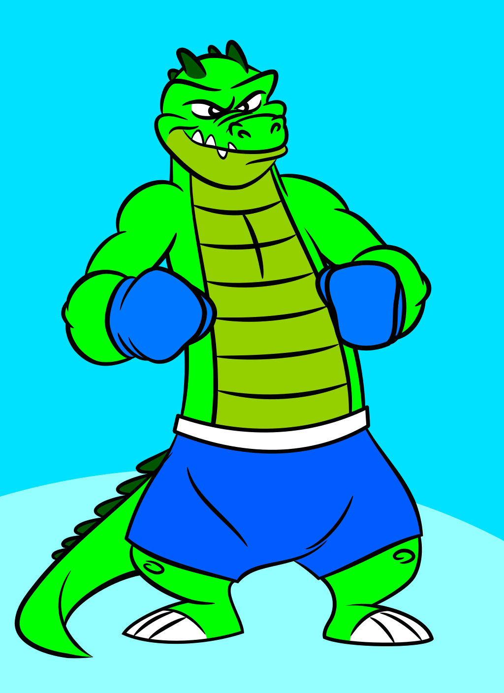 Boxing Crocodile Logo - Crocodile Boxer by DilgearWolfang2 -- Fur Affinity [dot] net