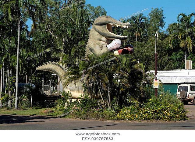 Boxing Crocodile Logo - Crocodile humpty doo Stock Photos and Images | age fotostock