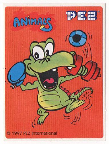 Boxing Crocodile Logo - MoMoPEZ - Stickers - Safari Animals - Crocodile boxing - PEZ