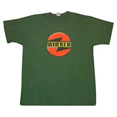Bottle Green Logo - Airfix Mens Logo Bottle Green T-Shirt Size X-Large: Amazon.co.uk ...