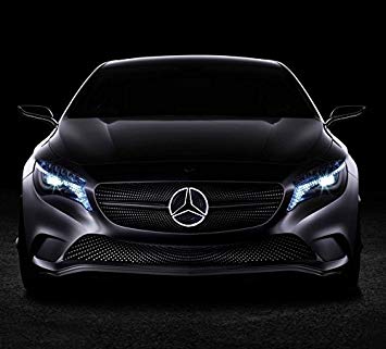 Mercedes Lit Logo - Amazon.com: Bearfire LED Emblem Logo Grid LED Badge Front Light For ...