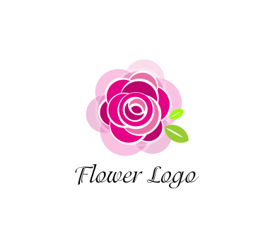 Flower Vector for Logo - Rose flower art vector logo download. Vector Logos Free Download