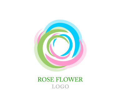 Flower Vector for Logo - Rose flower vector logo inspiration download | Vector Logos Free ...