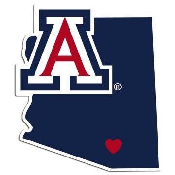 Arizona Wildcats Logo - Arizona Wildcats Home State Decal 5