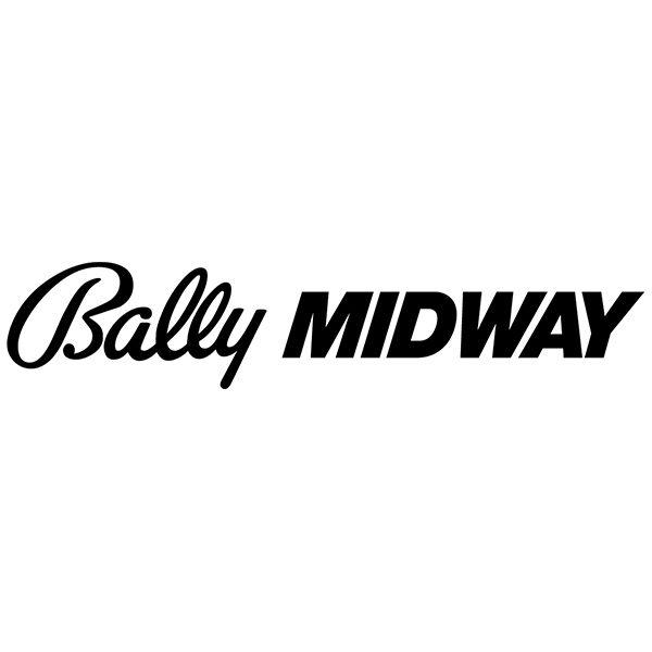 Bally Midway Logo - Sticker Bally Midway Logo