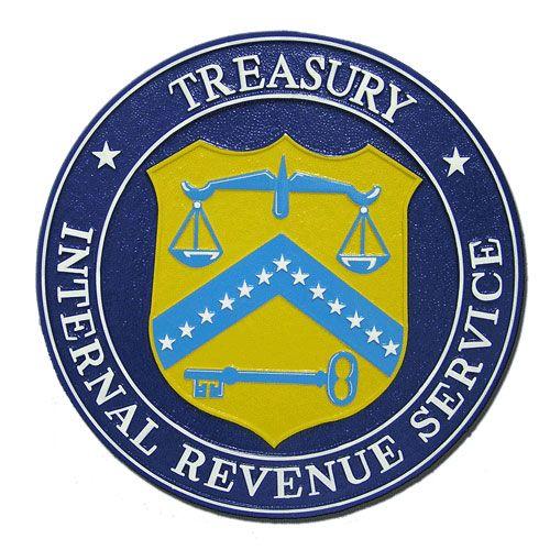 IRS Logo - Internal Revenue Service IRS Seal wooden plaque seals & podium logo ...