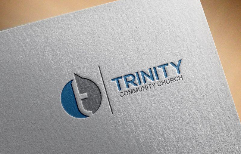 Church Flower Logo - Modern, Bold, Church Logo Design for Trinity Community Church
