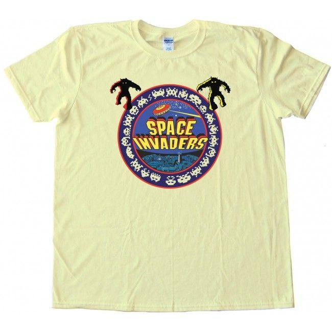 Bally Midway Logo - 1978 Space Invaders Bally Midway Classic Video Gamer - Tee Shirt