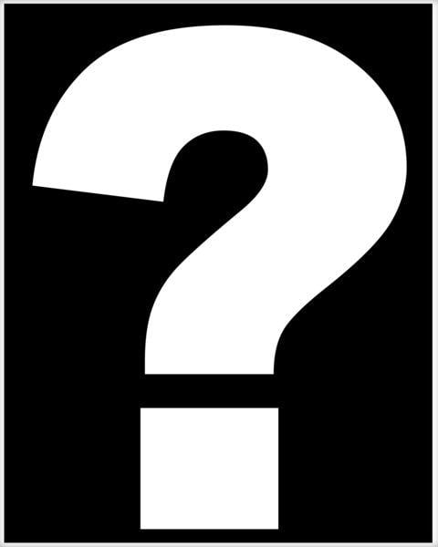 Question Mark Logo - Question Mark Logo Poster | TeeShirtPalace