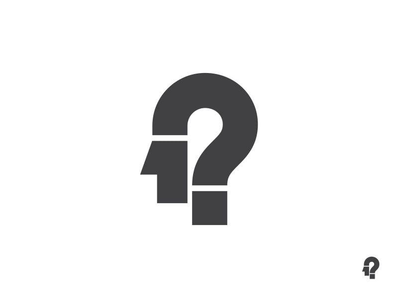 Question Mark Logo - Man As A Question Mark by George Bokhua | Dribbble | Dribbble