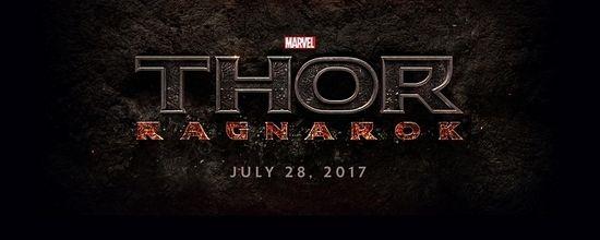 Marvel 2017 Logo - Thor: Ragnarok Title, Logo and July 2017 Release Date Announced