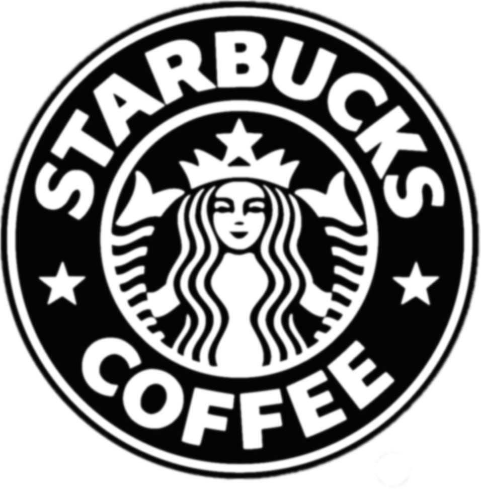 Black Starbucks Logo - Starbucks coffee Logos