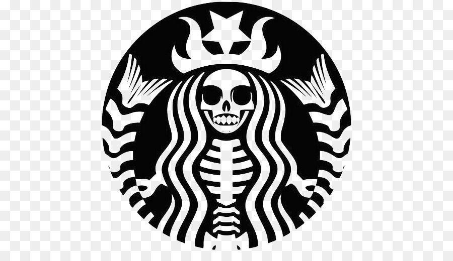 Black Starbucks Logo - Silhouette Starbucks Logo Drawing png download