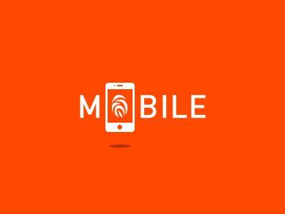 Red Mobile Logo - Mobile by Justin Burns | Dribbble | Dribbble