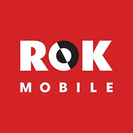 Red Mobile Logo - ROK Mobile. Your mobile phone with benefits