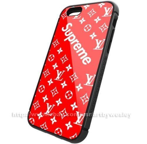 Red Mobile Logo - Hot-Rare-Supreme-Red-Best-Design-Logo-Print-On-Case-Cover-iPhone-7-7 ...