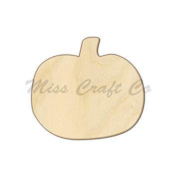 Wood Shape Logo - Amazon.com: Pumpkin Wood Shape Cutout, Wood Craft Shape, Unfinished ...