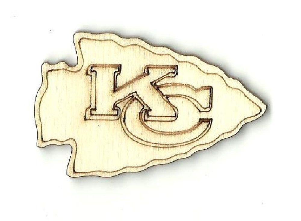 Wood Shape Logo - Kansas City Chiefs Logo Sports Cut Unfinished Wood Shapes Variety of ...